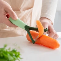 fruit peeler y shaped stainless steel for kitchen fruit vegetable peeler hanging esay to clean household non slip rotatable