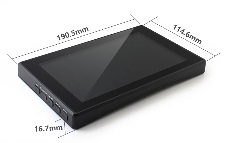 Waveshare 7inch Capacitive Touch Screen LCD (H) with Case 1024*600 IPS Various Systems Support HD MI | Integrated Circuits