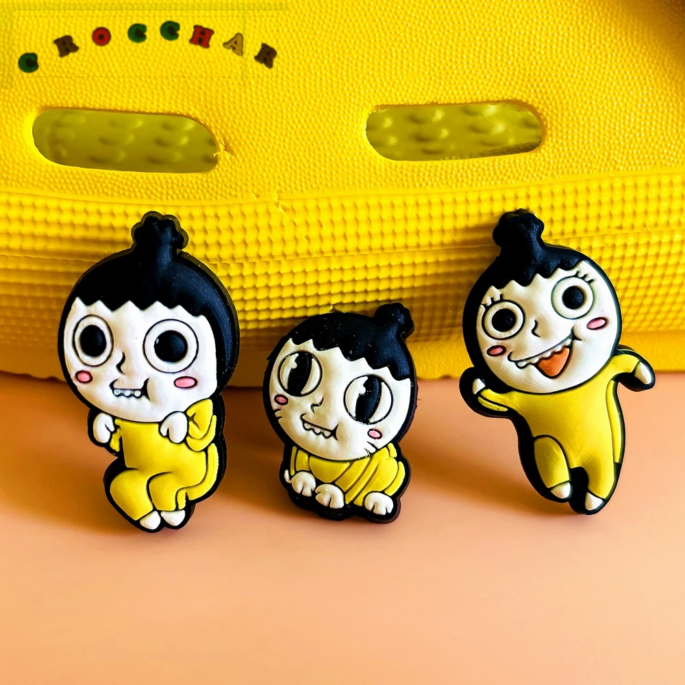 

Free Shipping 1PCS PVC Shoe Charms Shoe Accessories Decoration Fit Wristbands Clog Backpack Girl & Boy Kids DIY X-MAS Party Gift