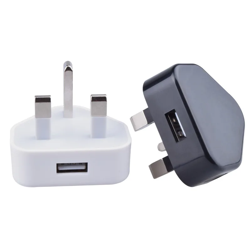 Portable 3 Pin USB Charger UK Plug Wall Adapter With 1/2/3 Ports Travel Charging Device For Xiaomi iPhone 13 X 8 Samsung Tablets