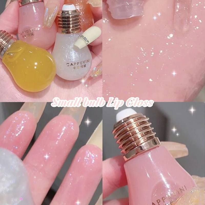 Cappuvini бриллиантовое масло для губ увеличивающий Жидкий блеск светильник ящаяся