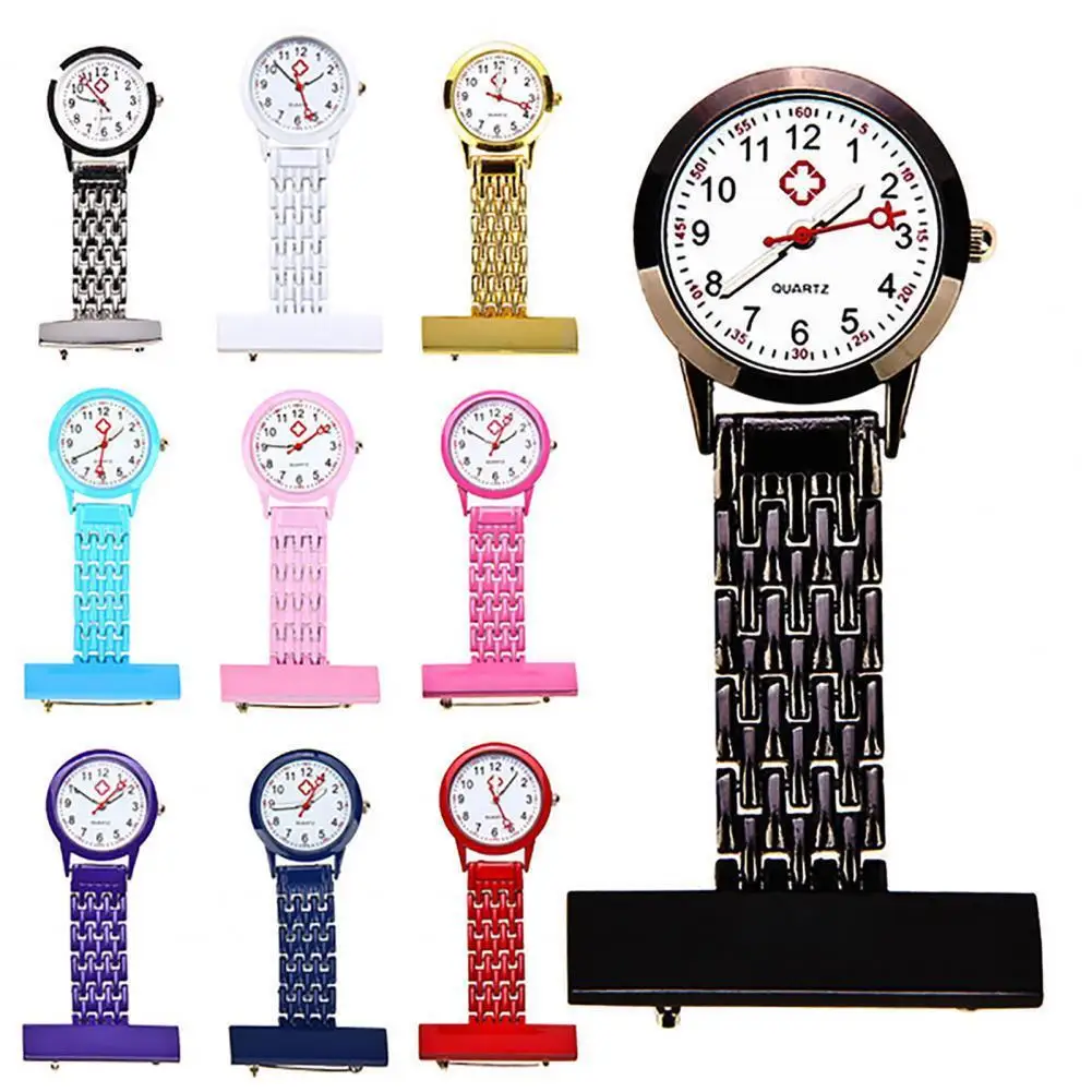 

Wearable Metal for Gift Watch Brooch Style Nurse Pocket for Gift