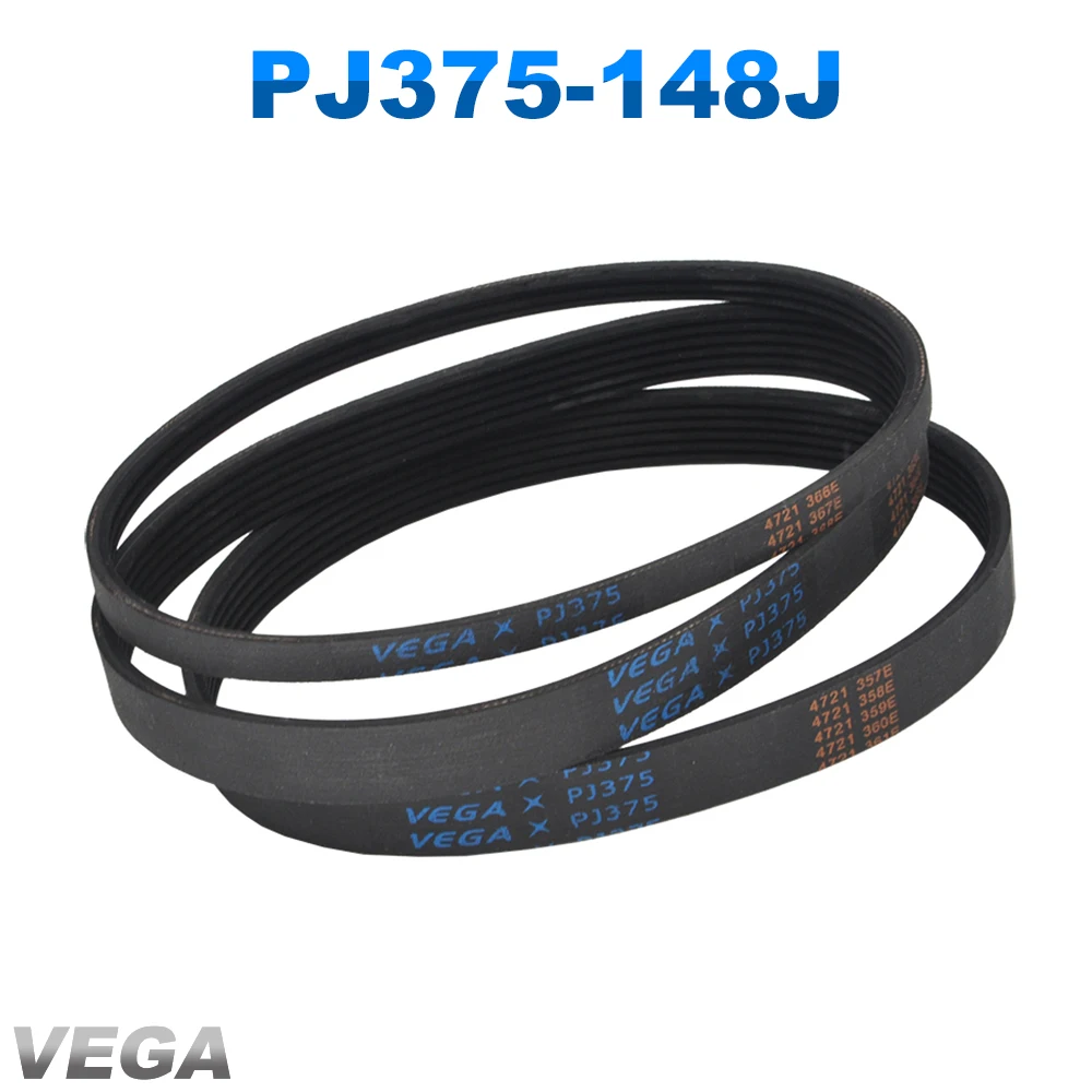 VEGA PJ375 148J Rubber Belt 3/4/5/6/7 Ribs For DIY RC Model Motor Mini Drive Belt