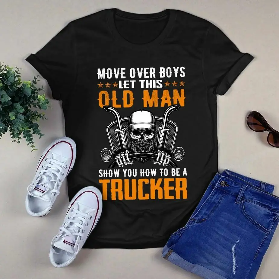 

Футболка мужская с надписью «Let This Old Man»