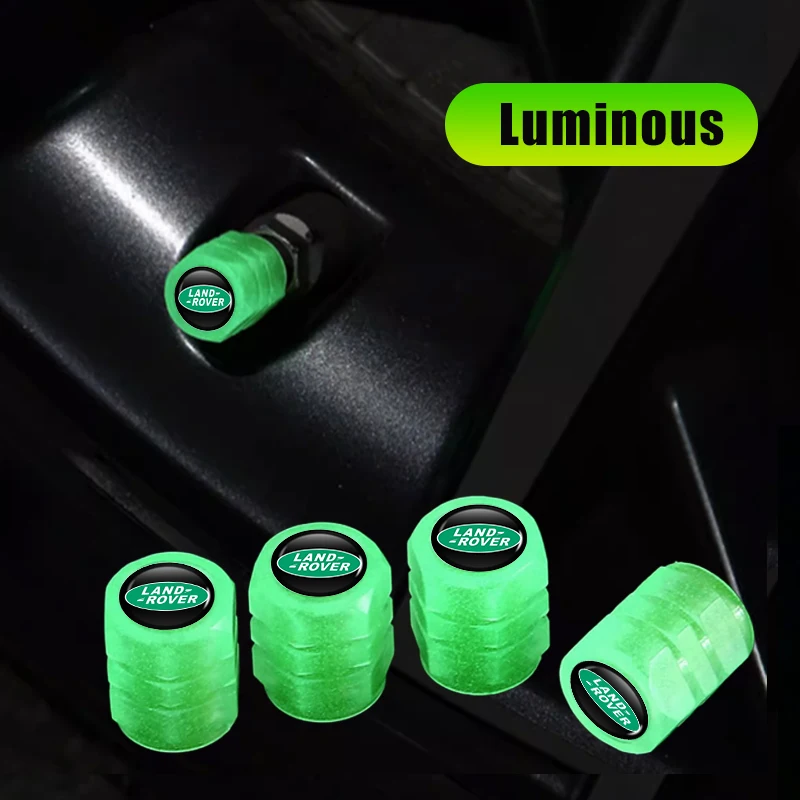 Автомобильные клапаны для шин светящиеся в темноте флуоресцентные колесные Land