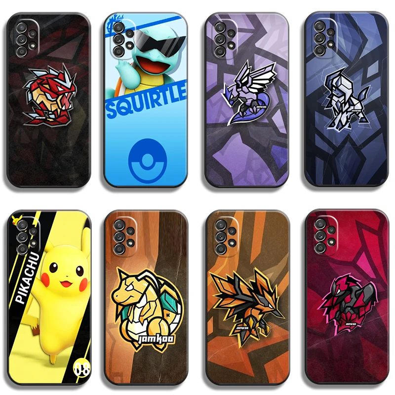 

Pokemon Pikachu Phone Cases For Samsung Galaxy A51 4G A51 5G A71 4G A71 5G A52 4G A52 5G A72 4G A72 5G Soft TPU Funda