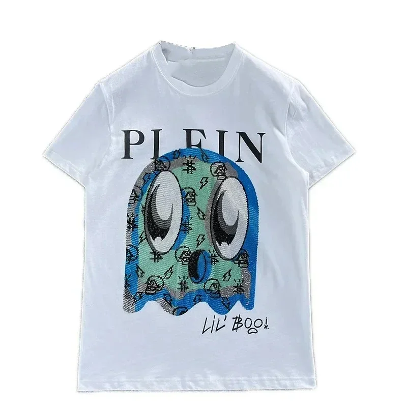 Футболка мужская с кристаллами коротким рукавом