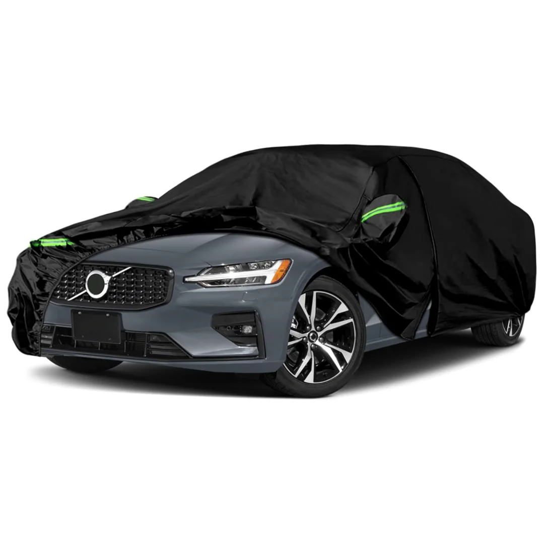 

Водонепроницаемые автомобильные чехлы, замена на Volvo S60 2010-2023 годов с дверцей-молнией и ветрозащитными лентами для защиты от снега, дождя, пыли и от града