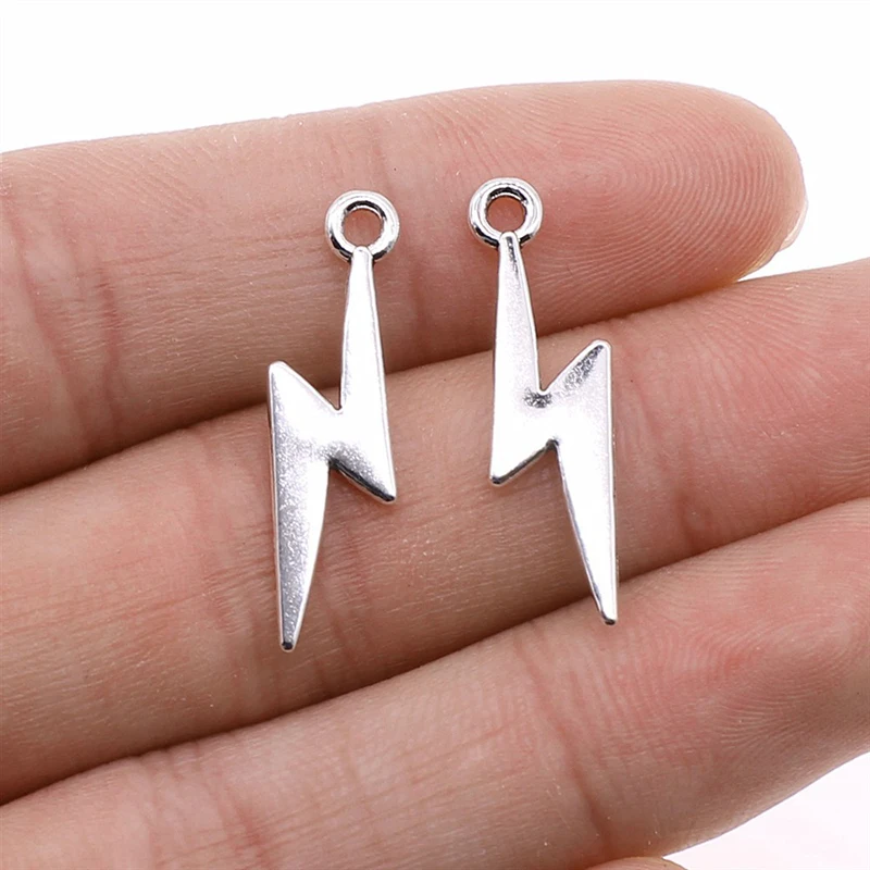 

Модные ювелирные подвески RAINXTAR из сплава с молнией 7*27 мм 20 шт. AAC161