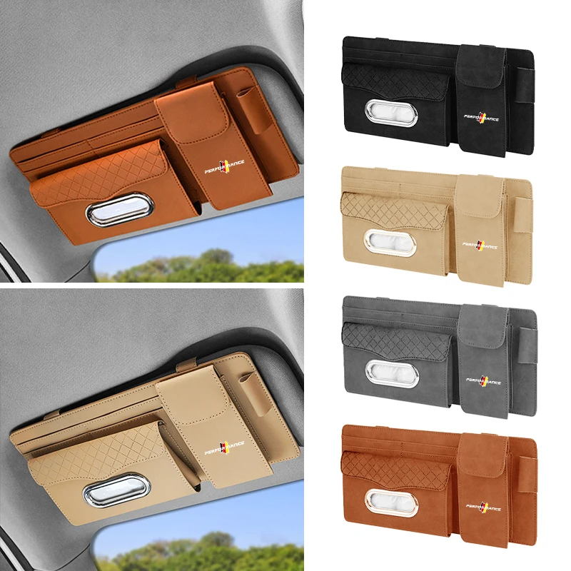Автомобильный козырек коробка для салфеток многофункциональный чехол хранения
