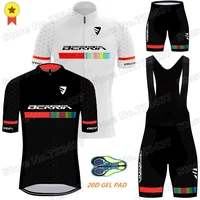 2021 berria team cycling jersey set goodbik cycling clothing men race road bike suit bicycle bib shorts ropa ciclismo maillot