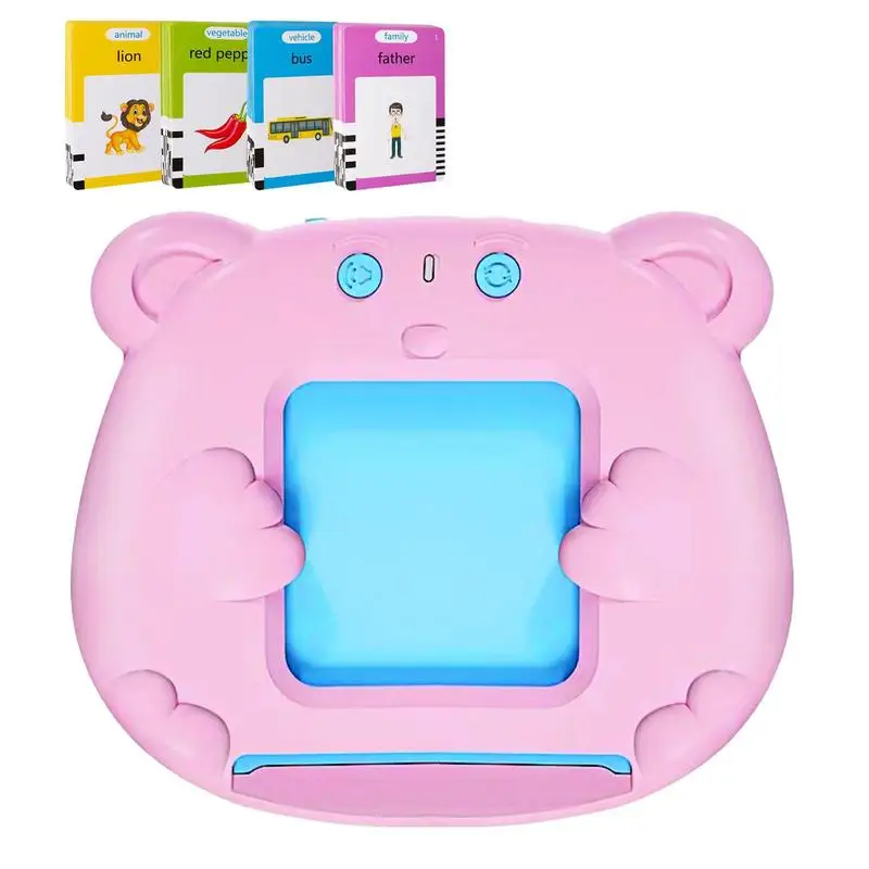 

Electronic Early Education Machine Learning Animals Shape Color Learning Cards Machine With 112 Cards Talking Flash Cards