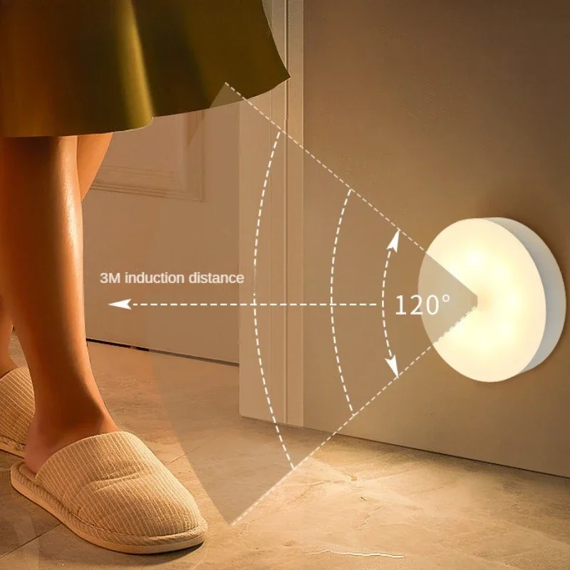 PIR датчик движения беспроводной светодиодный светильник для гардероба кухонный