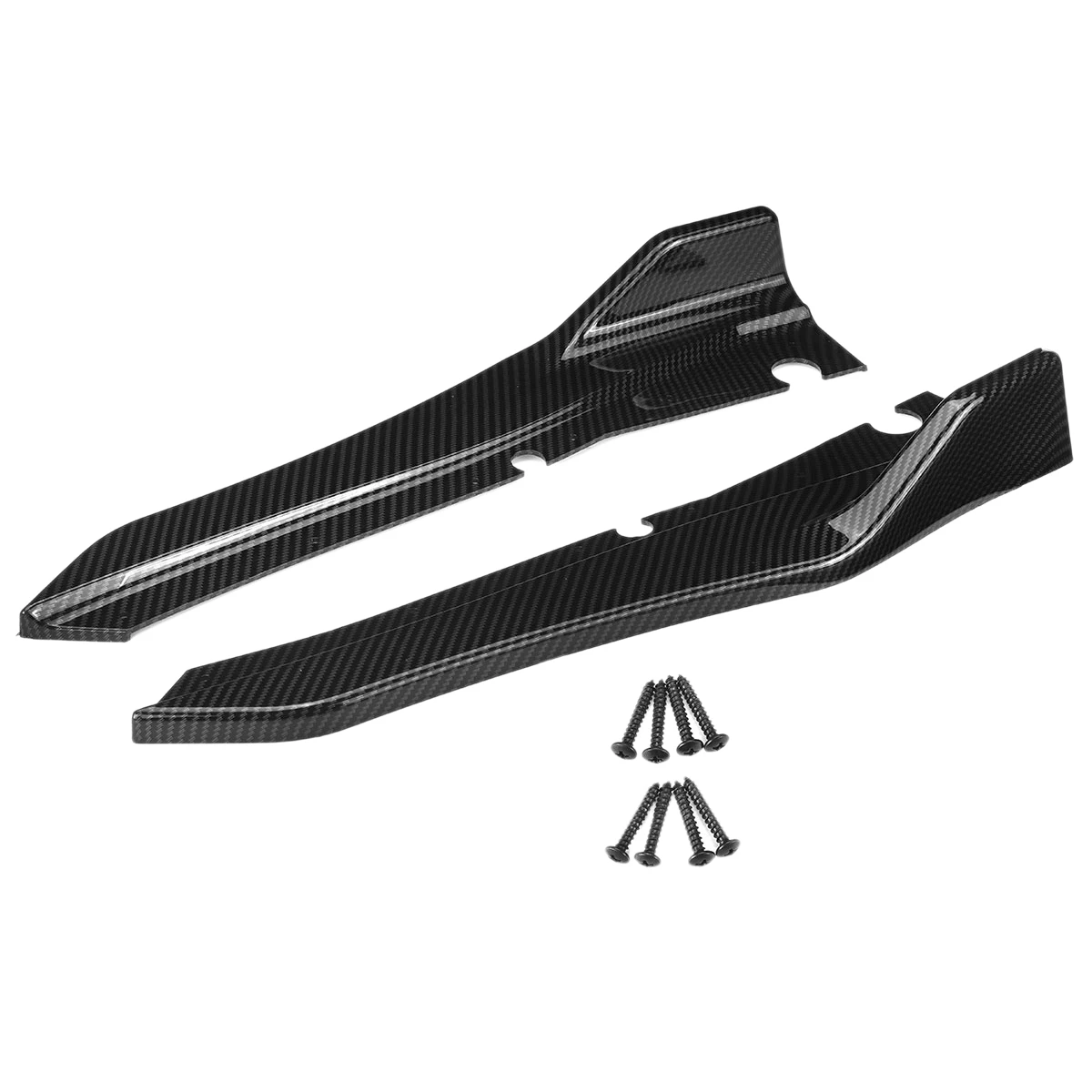 

Car Rear Bumper Lip Cover Trim for Infiniti Q50 Rear Bumper Side Canards Splitter Carbon fiber pattern