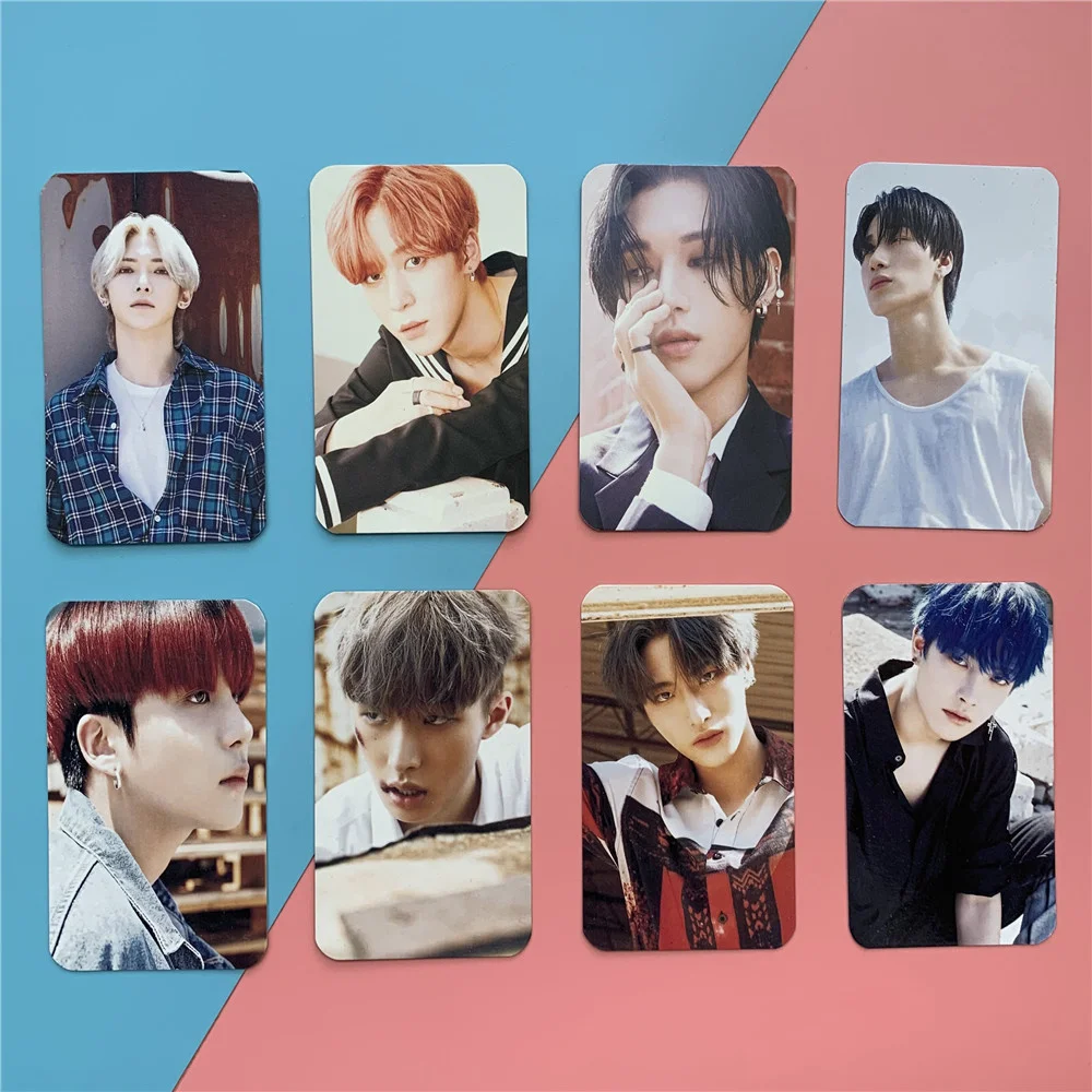 

8pcs/Set Kpop ATEEZ Photocard Album ZERO FEVER Lomo Card Hongjoong Yunho Yunho Yeosang Mingi San Postcard Fans Collection