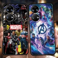 marvel the avengers phone case for huawei p20 p30 p50 pro p20 p30 p40 lite y6 y7 y9 y7a y6p y9s 2019 p smart z 2021 soft cover
