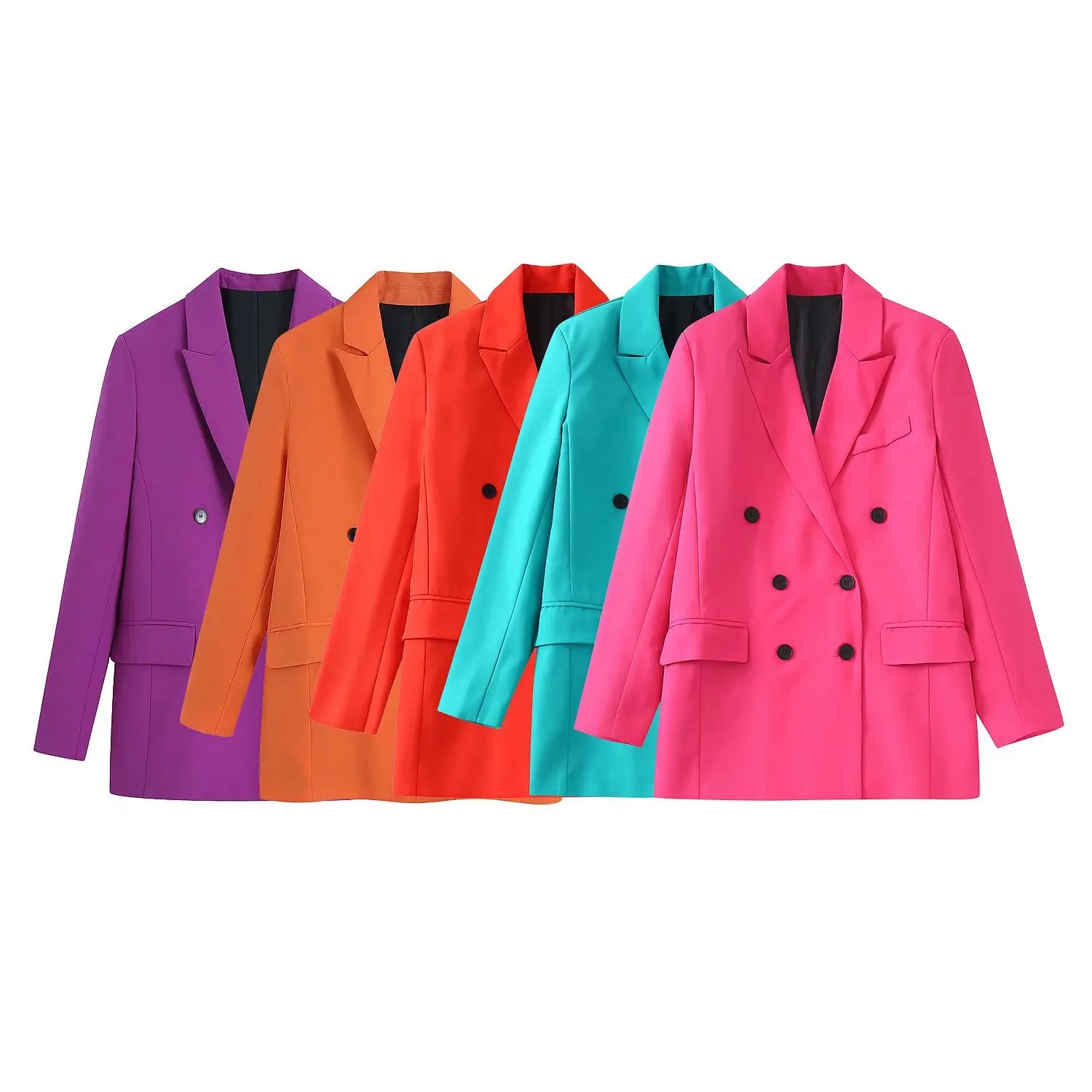 

NORPOJIN Elegant Oversized Blazer for Women Long Sleeves 5 Colors Women's Coat 2022 Chic Lady Fashion Jackets Female