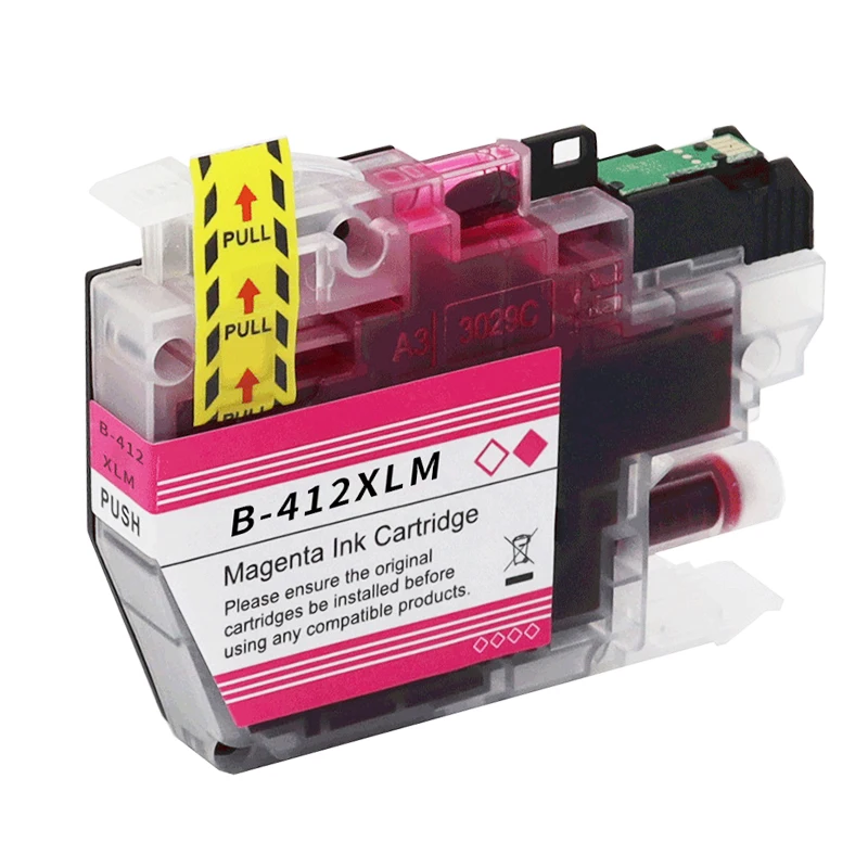 LC412 Совместимый картридж с красящими чернилами для принтера Brother MFC-J7100CDW J7300CDW J5340DW