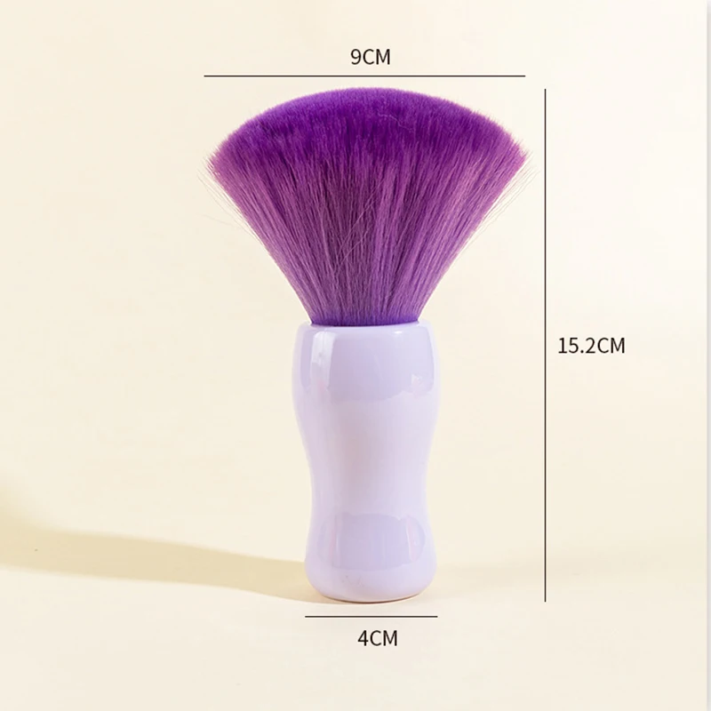 Профессиональные мягкие щетки для лица и шеи парикмахерские искусственные