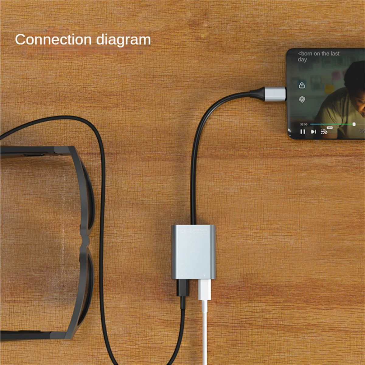 Модуль зарядки трансмиссии AR Очки Hub Зарядный адаптер Костюм для умных очков