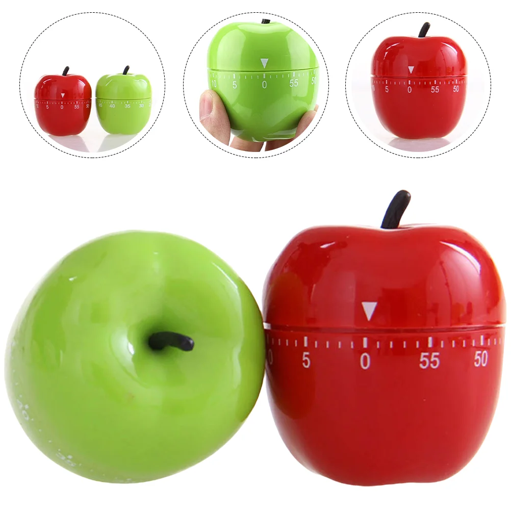 

Timer Kitchen Cooking Alarm Mechanical Baking Clock Fruit Countdown Reminderwind Cute Novelty Cartoon Timers Countertime Apples