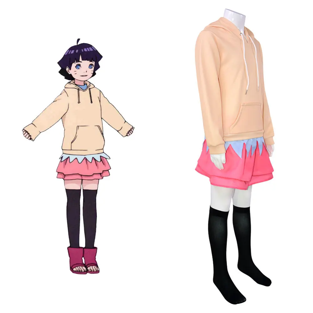 Костюм Himawari для Хэллоуина с юбкой удзумака |