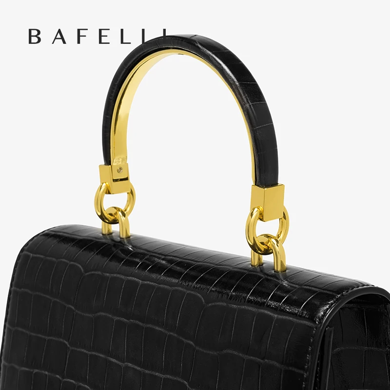 РОСКОШНАЯ СУМКА BAFELLI PURSE 2024 КРОКОДИЛЬНАЯ ИГРУШНАЯ КОЖАНАЯ ВЕЧЕРНАЯ МОДНАЯ