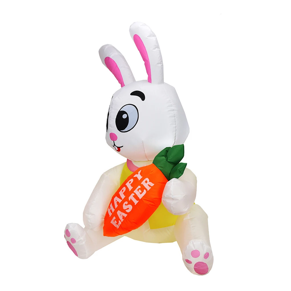 

Easter Animal Shaped Inflatable Ornament with Built-in Fan Patio Yard Indoor Decor Holiday Household Supplies US Plug