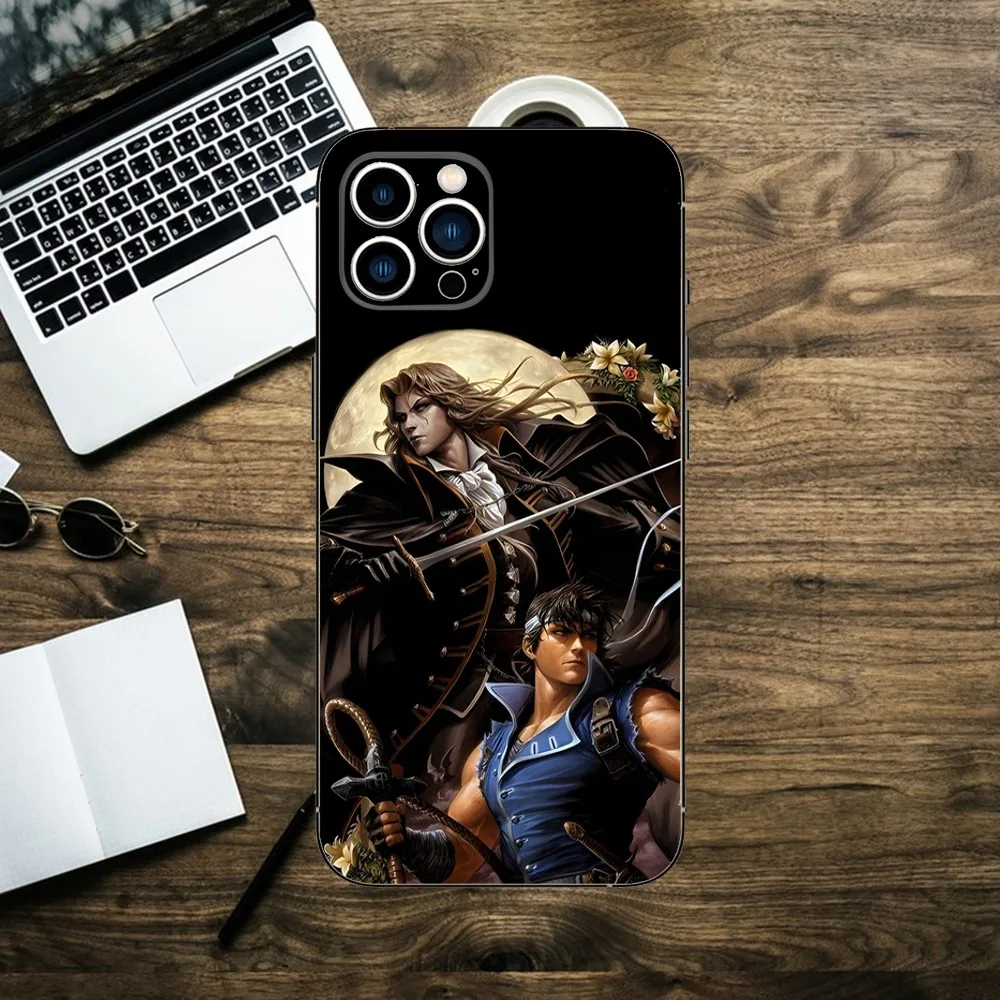Фото Чехол для телефона Castlevania Game для iPhone 15,14,13,12,11,XS,XR,X,8,7,Pro,Max,Plus,mini, силиконовый черный чехол №2