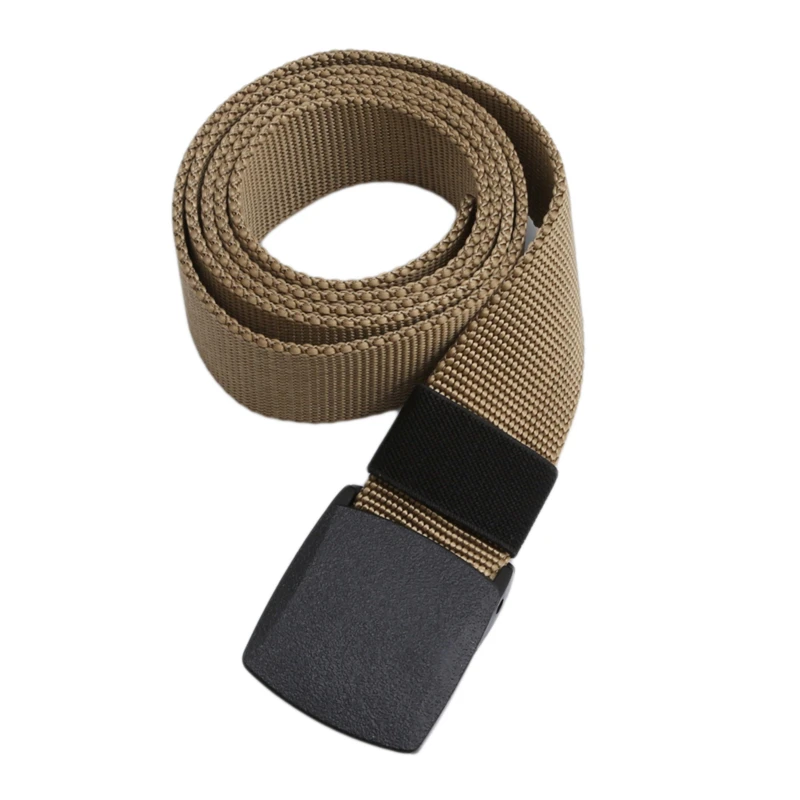 2022 New Arrival Sale Outdoor Army Tactical Belt Military Nylon Belts Men's Waist Strap With Buckle Rappelling Black Color images - 3