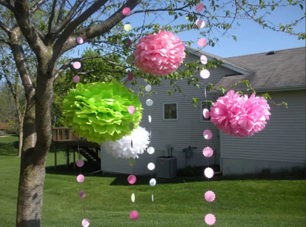 

29 Colors available!! Giant paper flowers balls pom pom party decoration 20inch (50cm) 20piece/lot DIY paper flowers rose ball