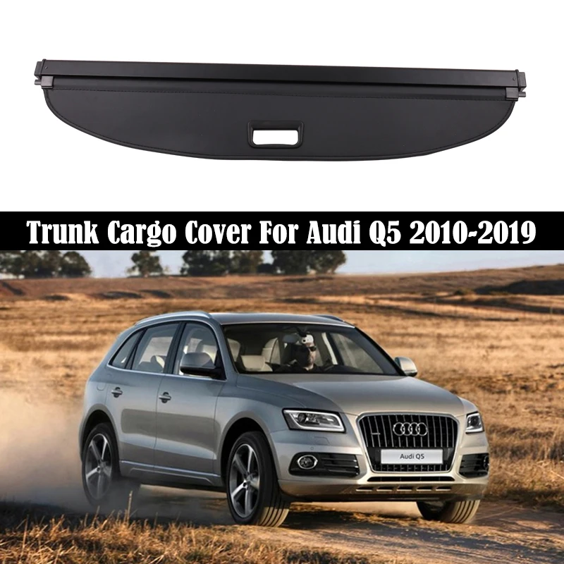 

Trunk Cargo Cover For Audi Q5 2010-2019 Security Shield Rear Luggage Curtain Retractable Partition Privacy Car Accessories