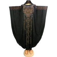 african dresses for women 2022 new african clothing dashiki diamond abaya dubai robe evening long muslim dress hood cape