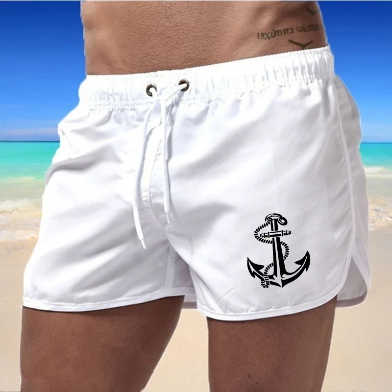 

2022 Trendy Brand Summer Quick-Dry Shorts Men Swimwear Beach Shorts Swim Shorts Beach Wear Sports (9 Colors) Men's Clothing