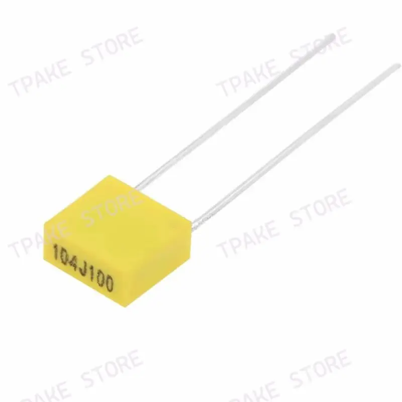 Корректирующий конденсатор 104J100 100nJ100 100 в 0 1 мкФ со свинцовым шагом 5 мм емкость