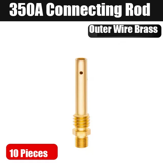 

Головка сварочного пистолета 200A 350A 500A, медная проводящая трубка, латунный шатун Copepr, сварочные аксессуары MIG CO2, набор из 10 предметов