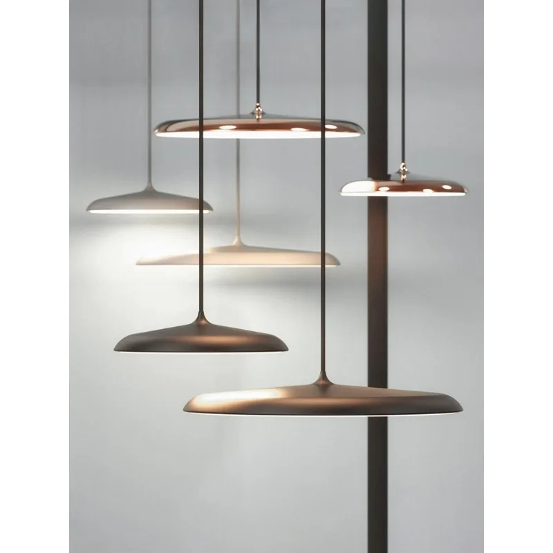 

Pendant Led Art Chandelier Lamp Light Room Decor Modern Design Disc Dining Living Bedroom Study Bar Simple Single Head Hanging