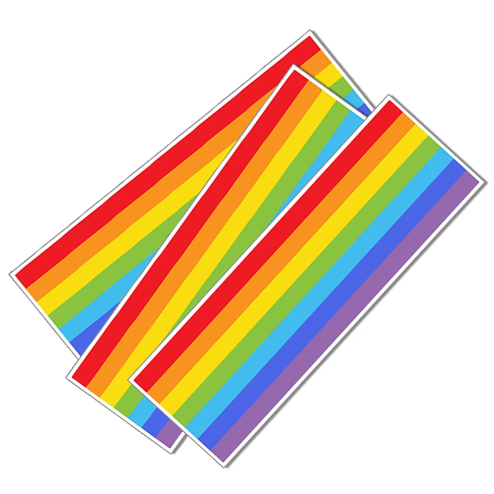 

3 pcs Rainbow Wall Sticker Self Adhesive Wall Sticker Decorative Wall Sticker for Kids Room