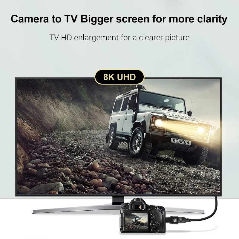 Фото Мини-адаптер HDMI/Micro HDMI-HDMI адаптер 8K 60 Гц 4K 120 Гц/144 Гц №5