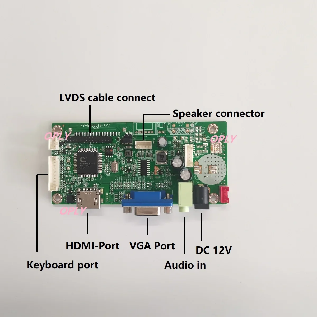 Плата контроллера 58C HDMI-совместимый комплект VGA для QD15TL03 QD15TL02 1280X800 ЖК-панель Экран