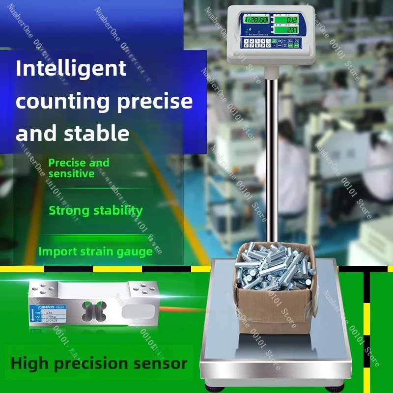 Счет и ценовые электронные настольные весы коммерческие 750 кг высокоточные