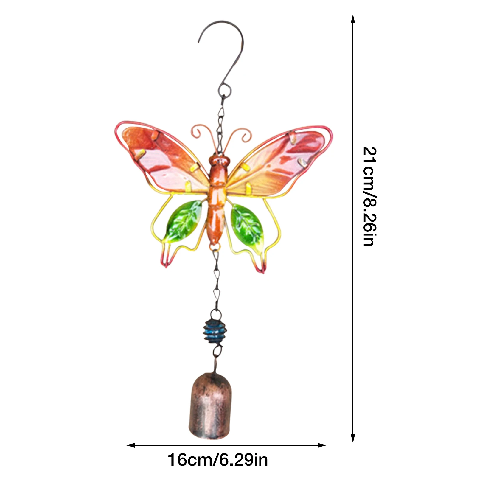Ветряные колокольчики с бабочками для сада металлическая бабочка ветряные