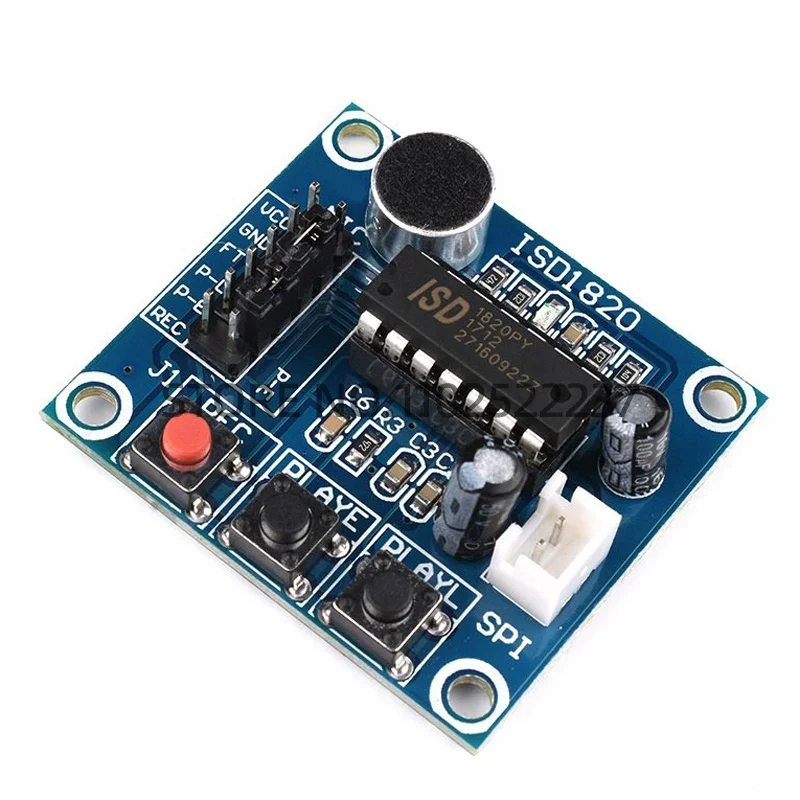 ISD1820 Recording voice module Voice and playing Board With microphone to provide 0.5W speakers