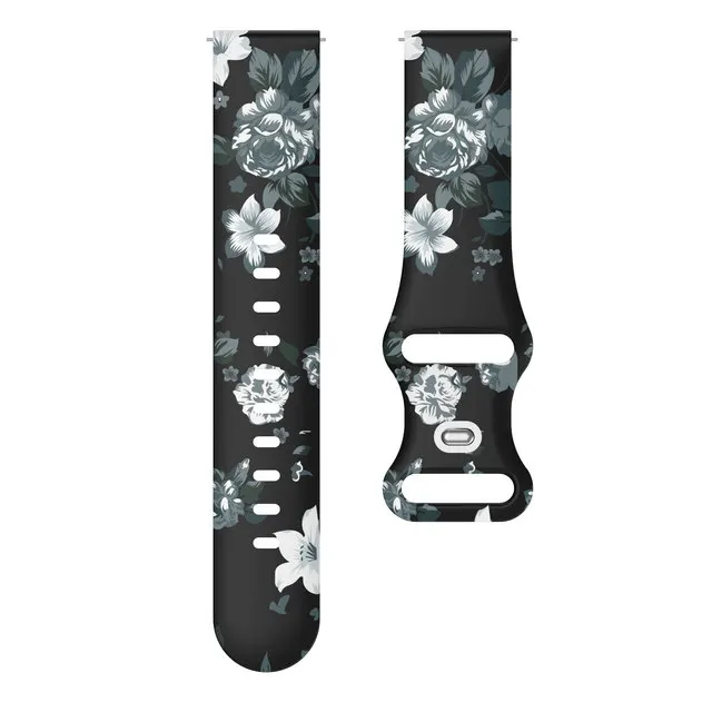 Фото Ремешок силиконовый для Samsung Galaxy Watch Active 2 44 мм/3 41 мм, оригинальный браслет для смарт-часов Huawei GT 2 GT3 42 мм, 20 мм №3