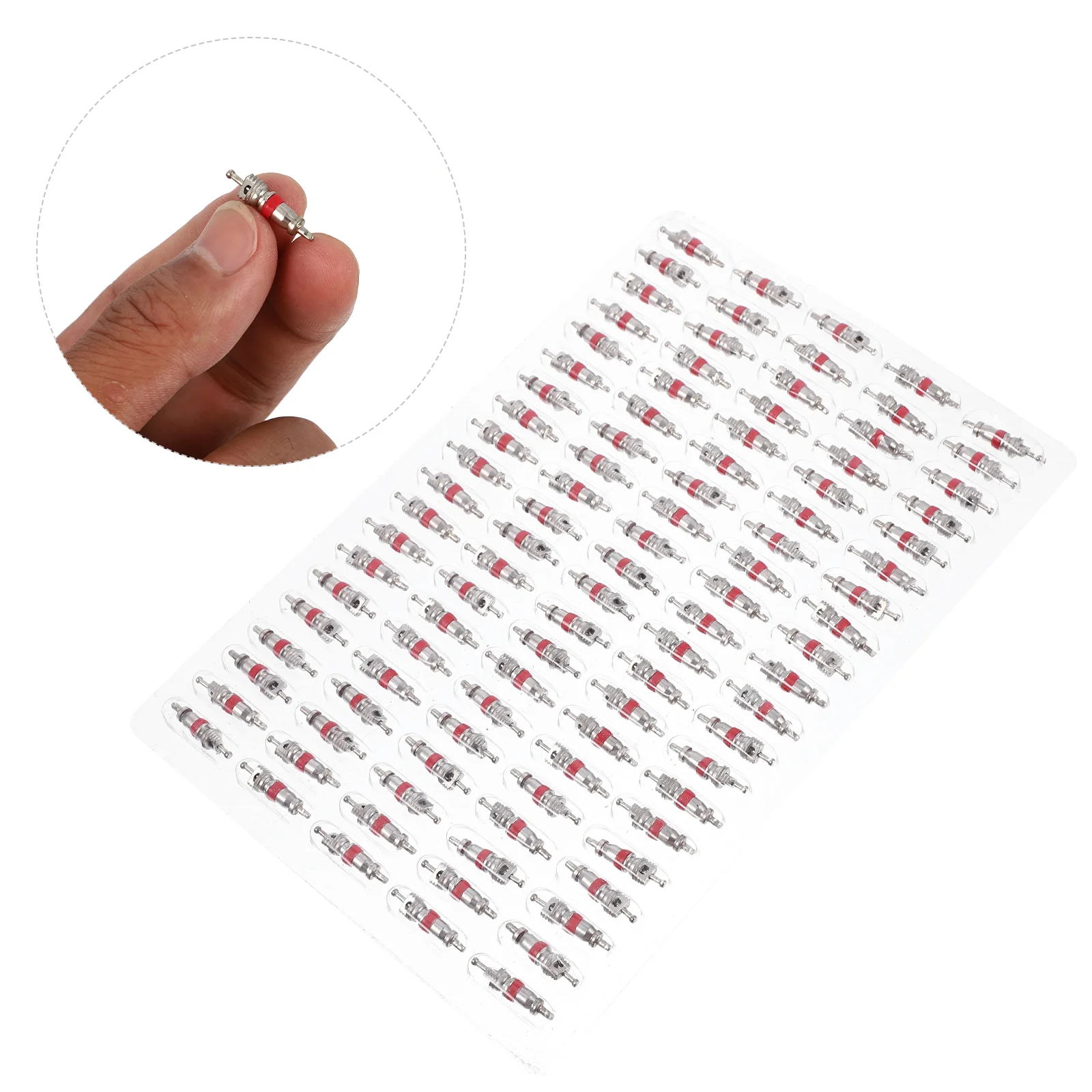 

100 Pcs Us Valve Stems Core Truck Tire Cores Car Tires Wheel Bike Tool Remover Tyre