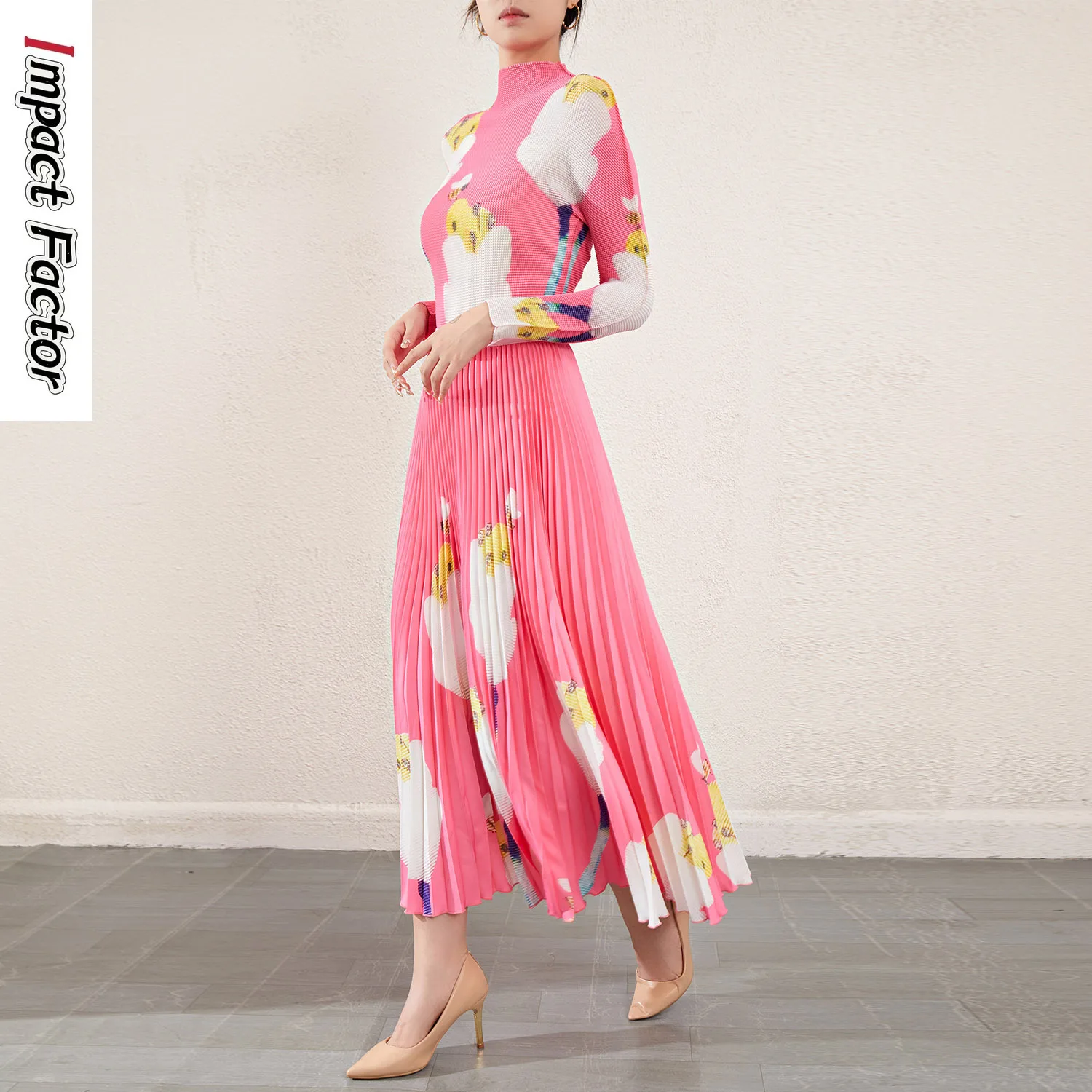 Плиссированный и облегчающий век модный комплект весна-осень Новинка три дома