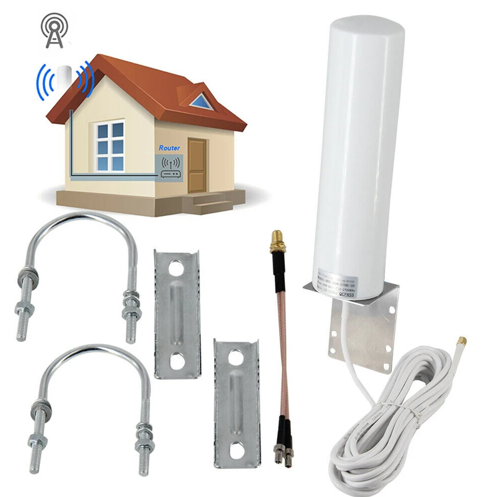 

1PC Antenna Kit High Gain 12dBi Helium Hotspot Miner Outdoor LoRa Antenna SMA Male Suitable For RAK Nebra Bobcat