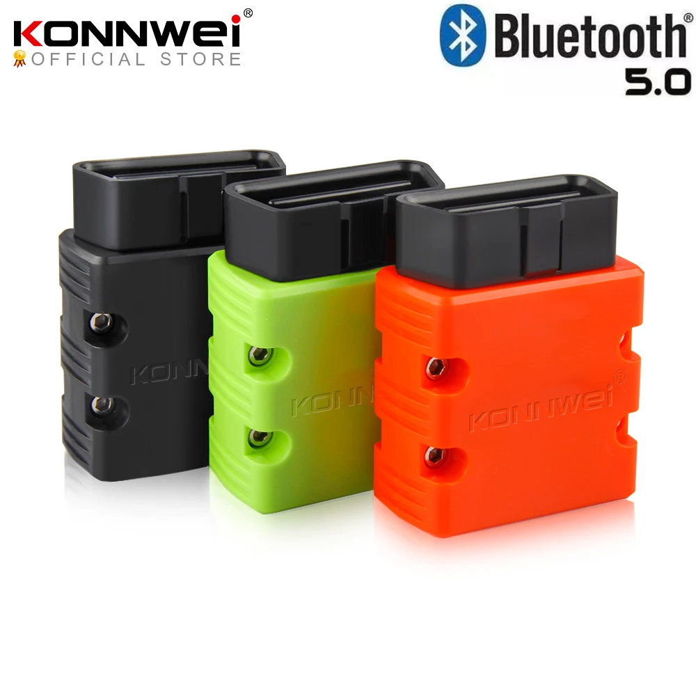 KONNWEI KW902 Elm327 V1.5 новейший Bluetooth-5.0 OBD2 Elm 327 V 1,5 OBD 2 Автомобильный диагностический инструмент сканер ELM327 для телефона Android IOS