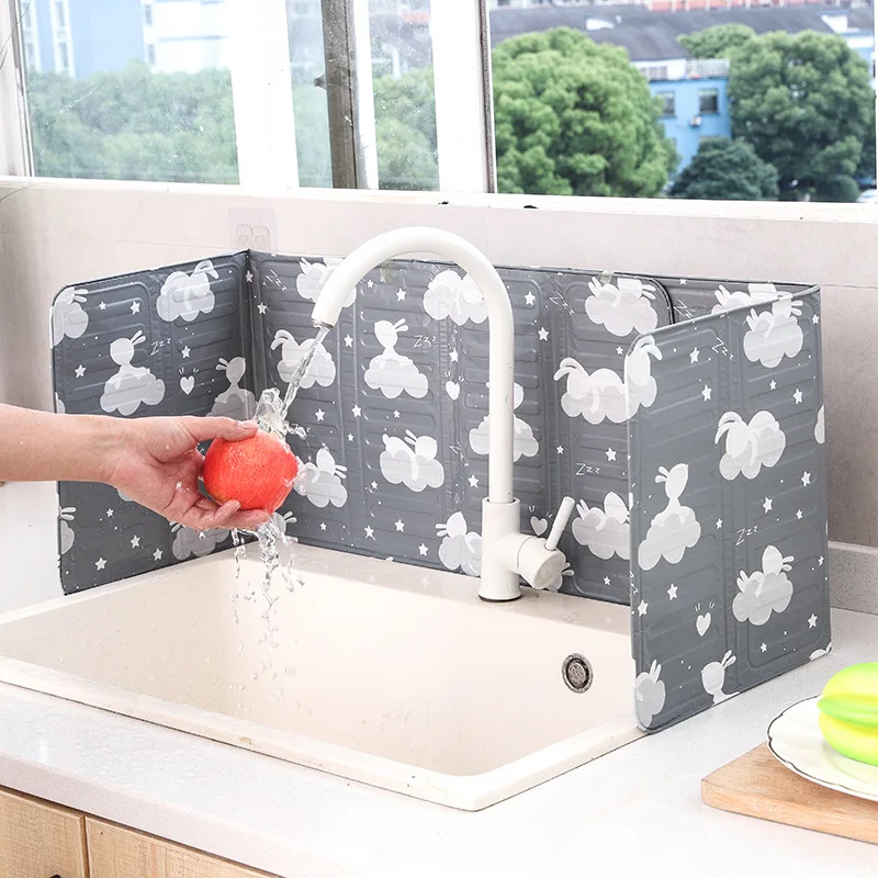 

Kitchen Cooking Oil Baffle Thermal Insulation Board Anti-Splash Screen Foldable Stove Fender Creative Kitchen Supplies Cosina
