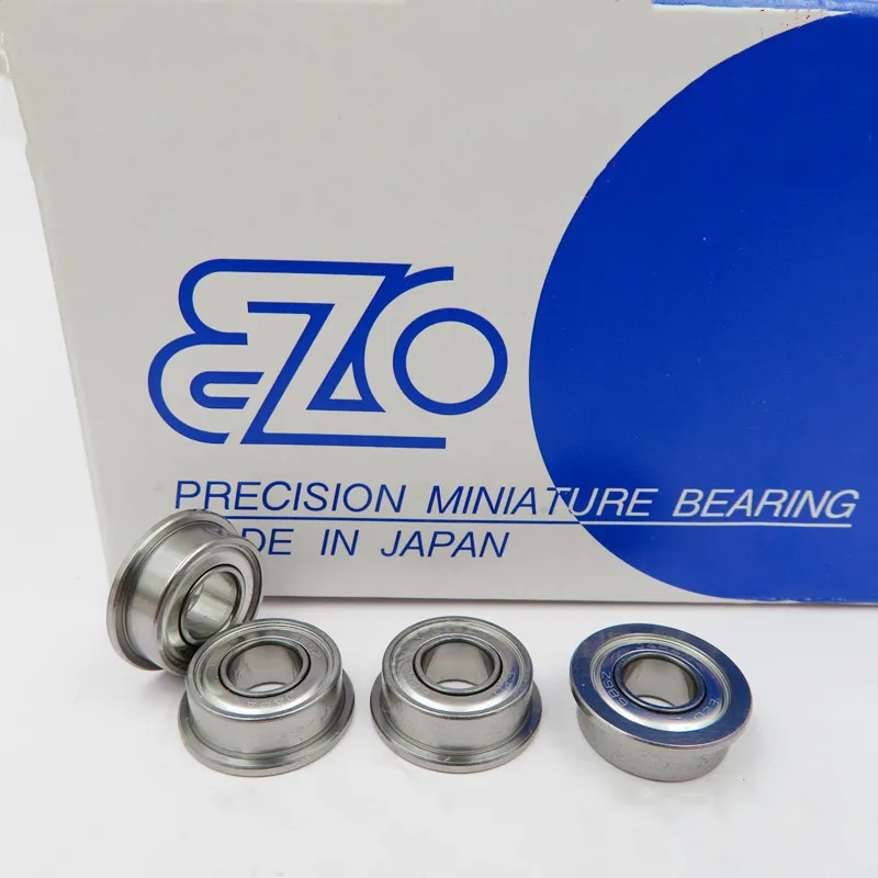 

original Japan EZO high speed flange bearing F695ZZ 5*13*4mm LF-1350ZZ precision miniature ball bearings F695 5x13x4 mm